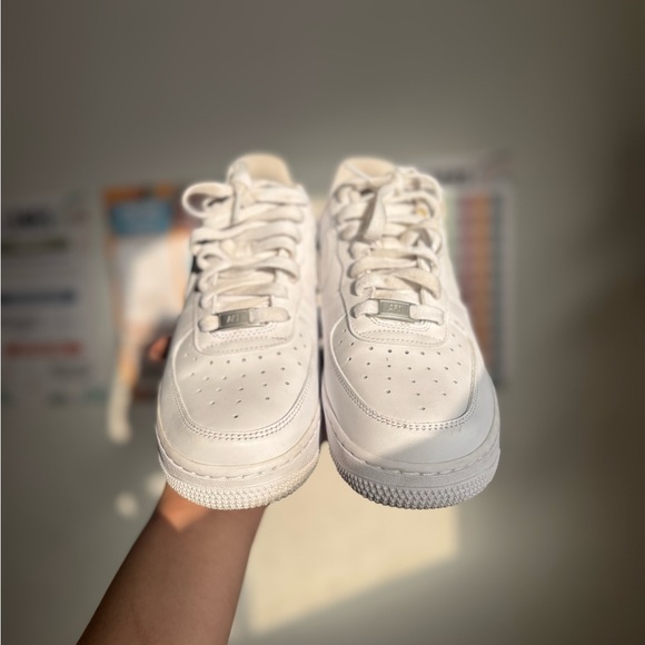 Nike Air Force 1 All-White Sneakers - Picture 6 of 9